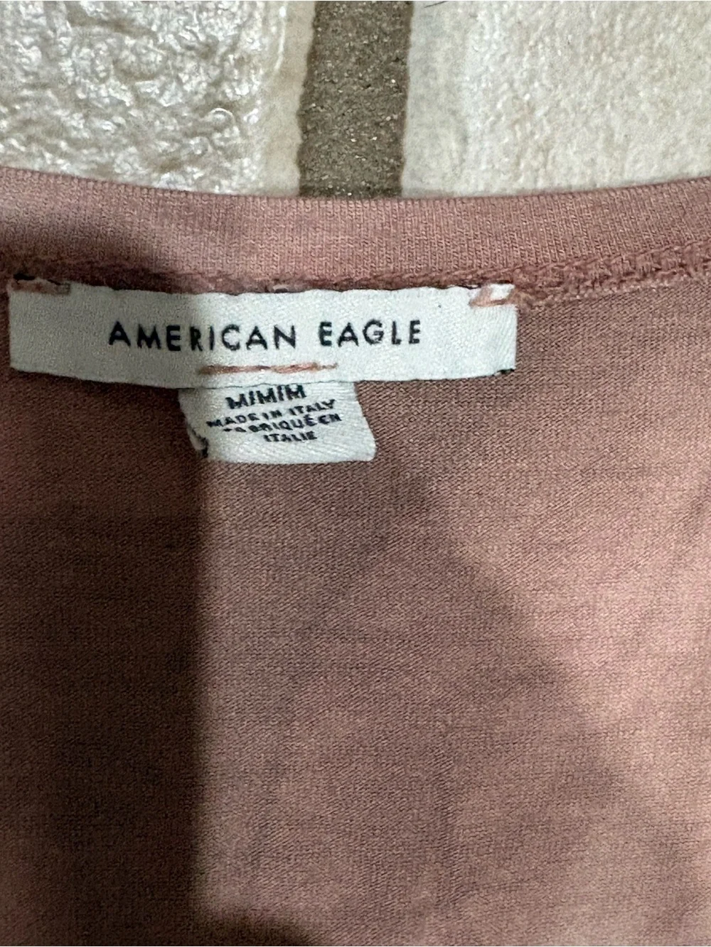 American Eagle Women's medium Tie-Dye V-Neck Surplice Top - Pink and Gray lot